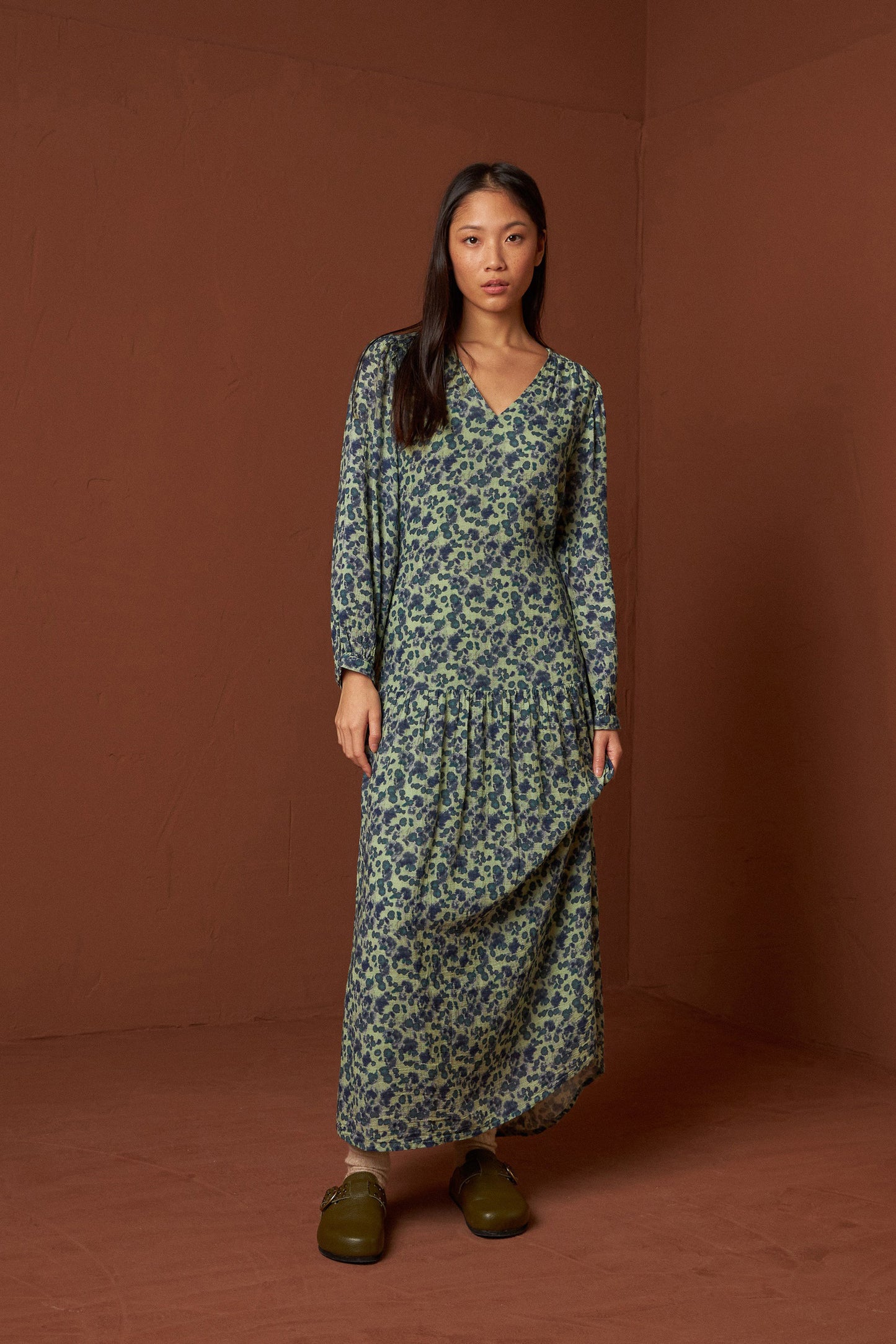 PRINTED MAXI DRESS