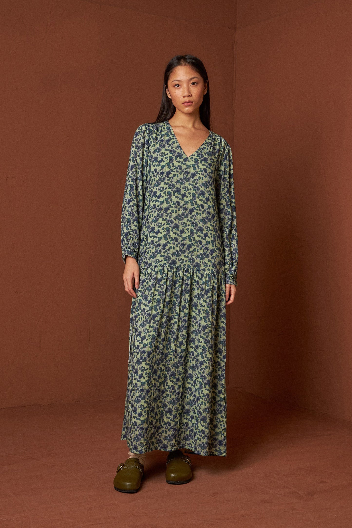 PRINTED MAXI DRESS