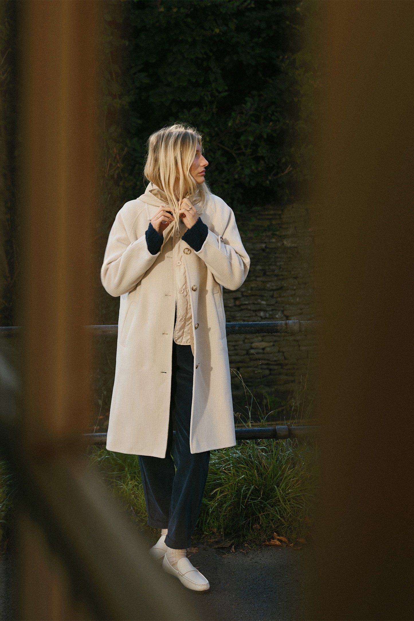 MANTEAU DE LAINE AVEC GILET