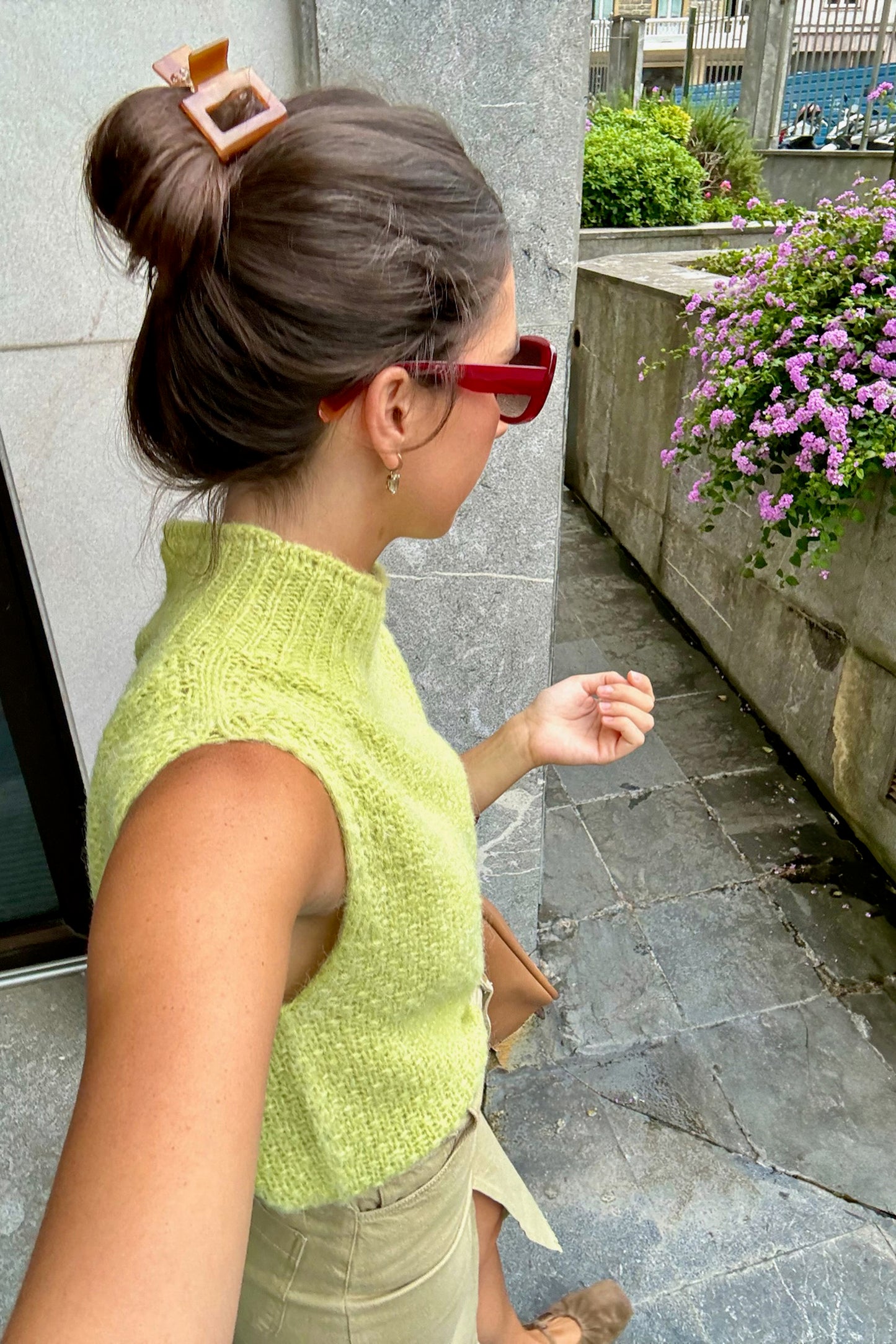 GILET EN MAILLE COULEURS
