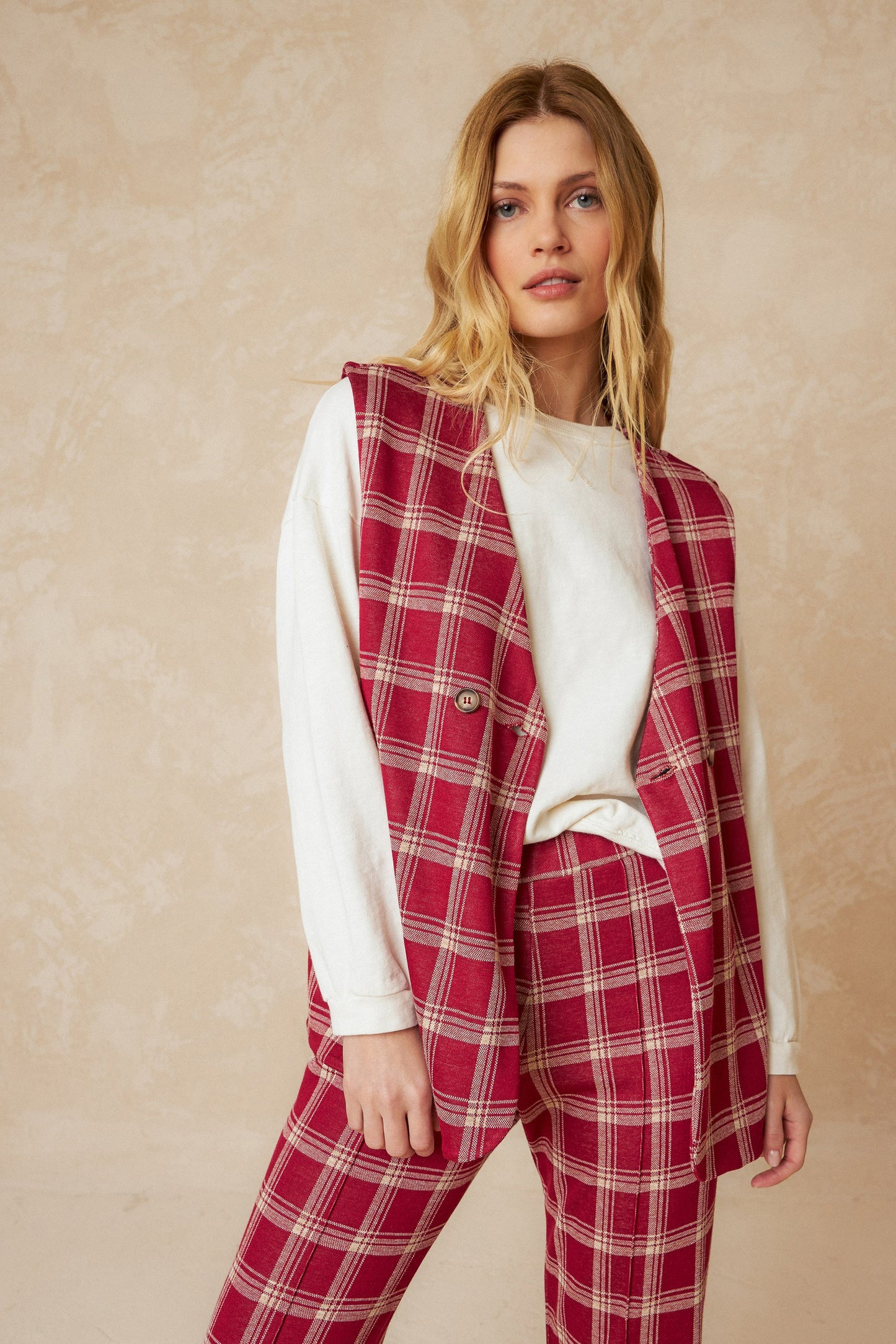 GILET EN MAILLE POINT DE ROME