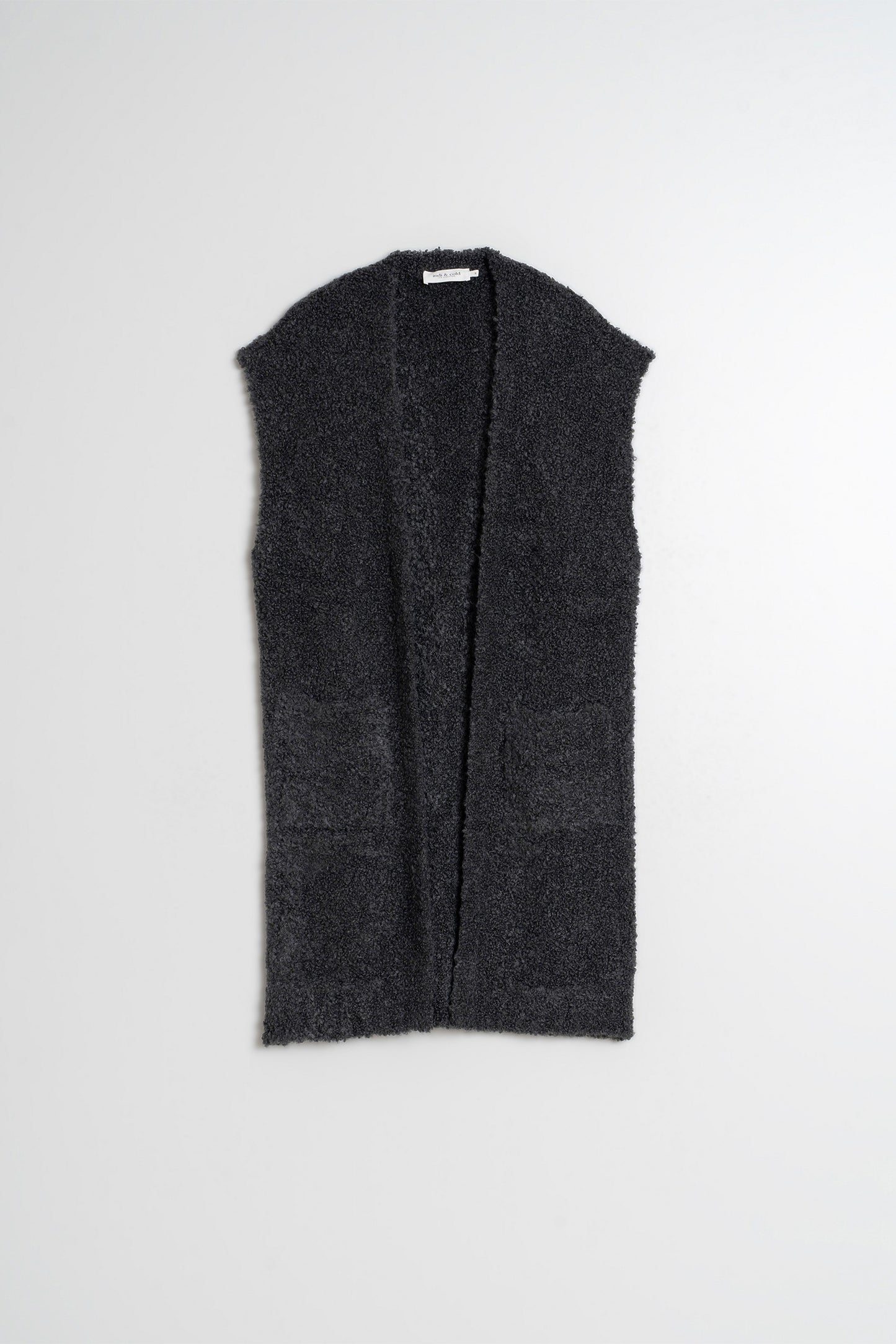 GILET MAXI EN MAILLE