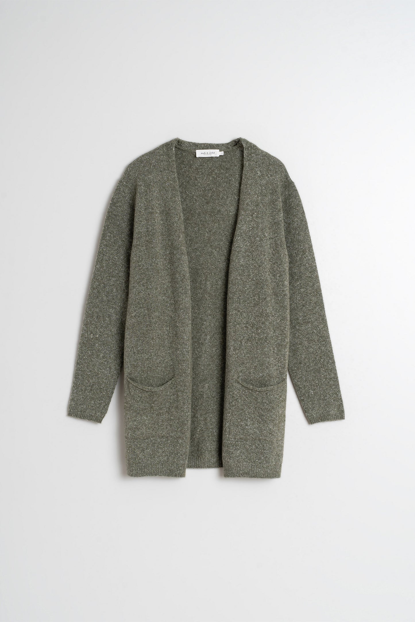 VESTE EN MAILLE MÉLANGÉE