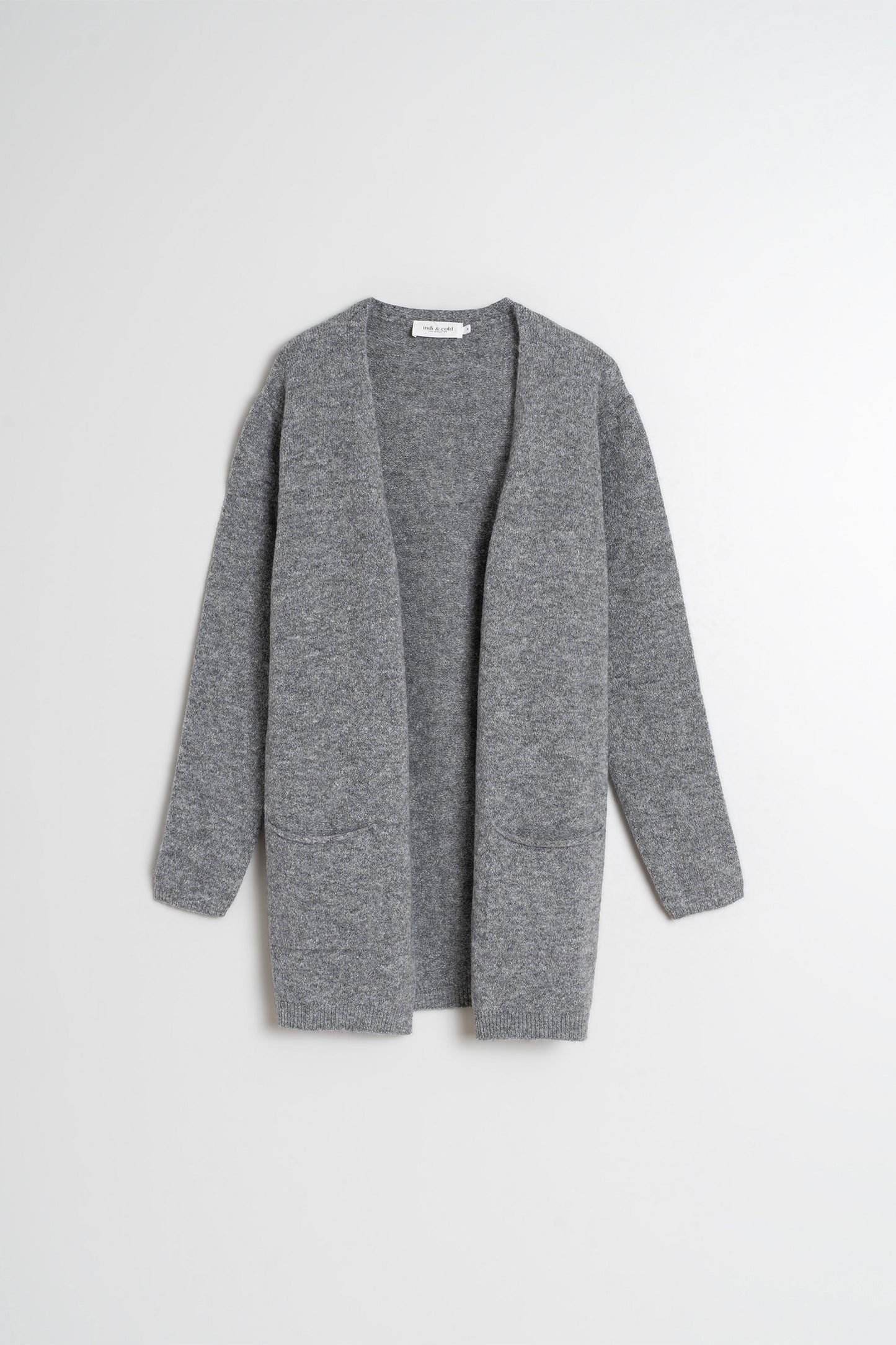 VESTE EN MAILLE MÉLANGÉE