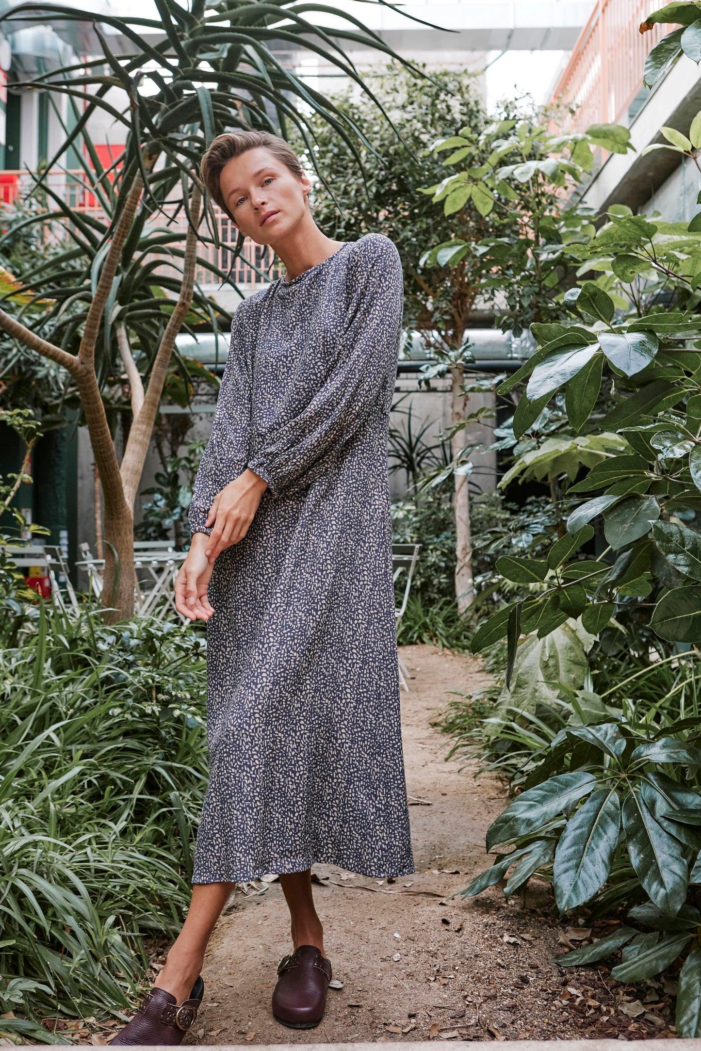 ROBE MAXI EN VISCOSE