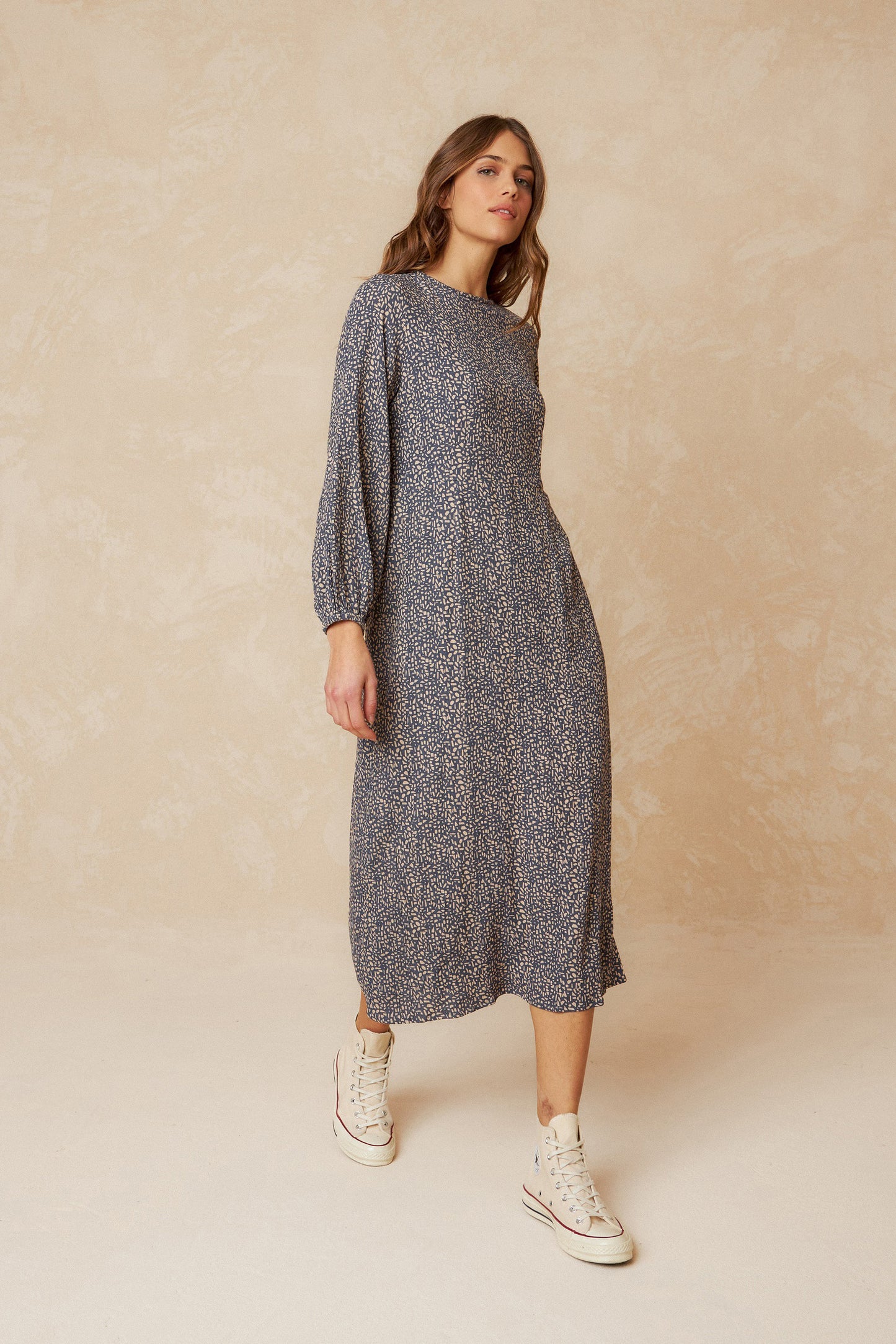 ROBE MAXI EN VISCOSE