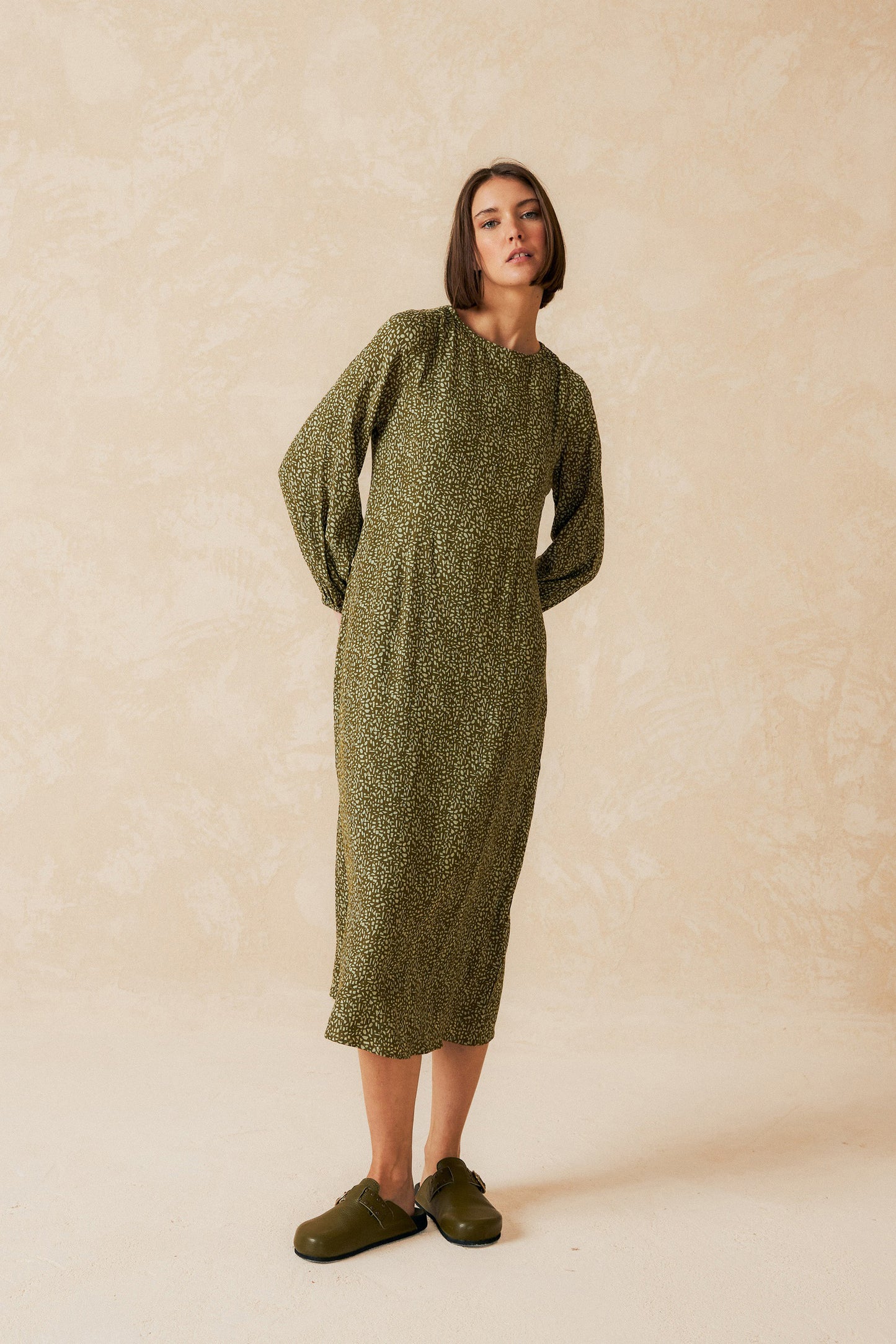 ROBE MAXI EN VISCOSE
