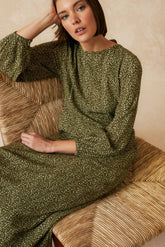 MAXI DRESS VISCOSE CREP