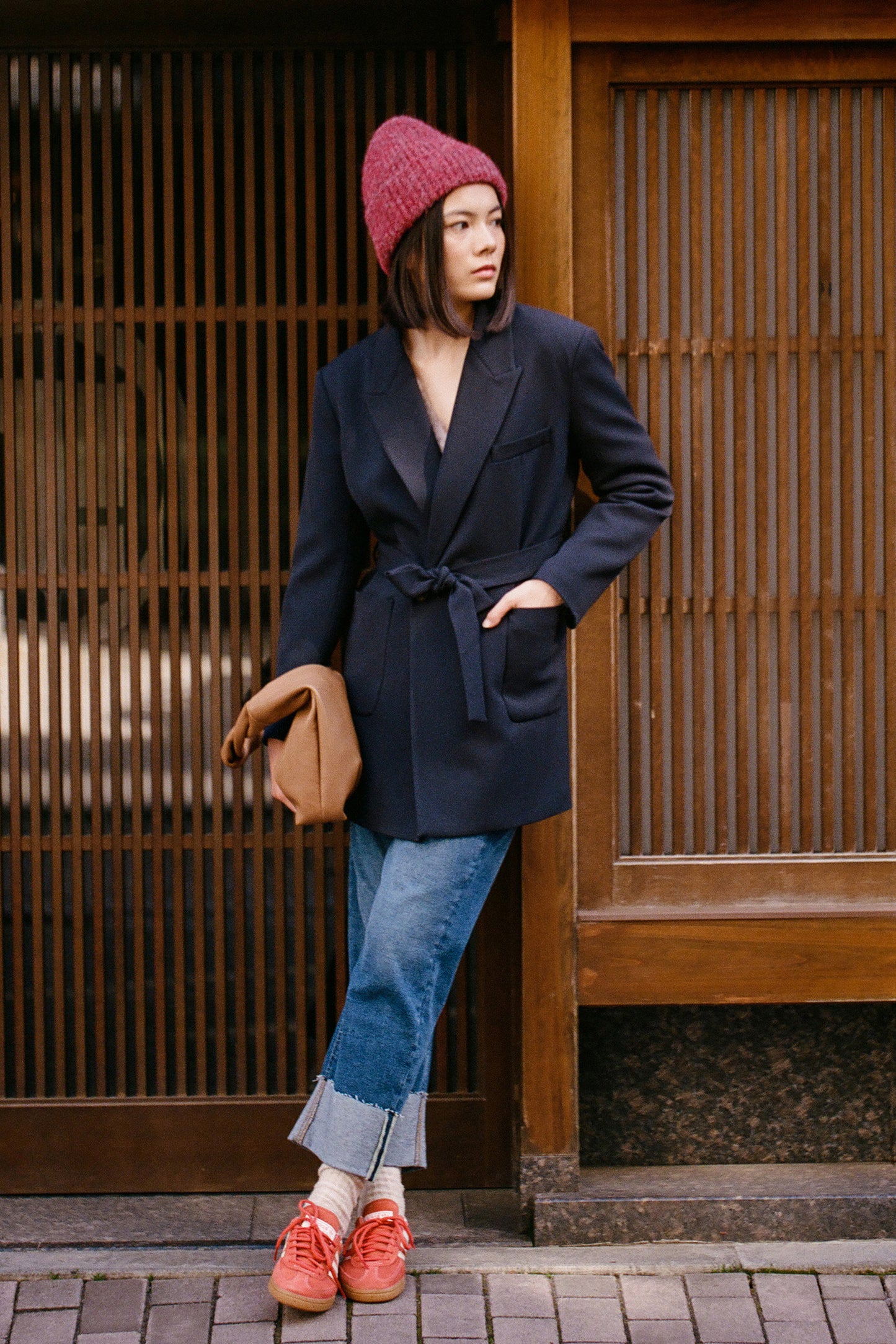 MAXI BLAZER WITH BELT