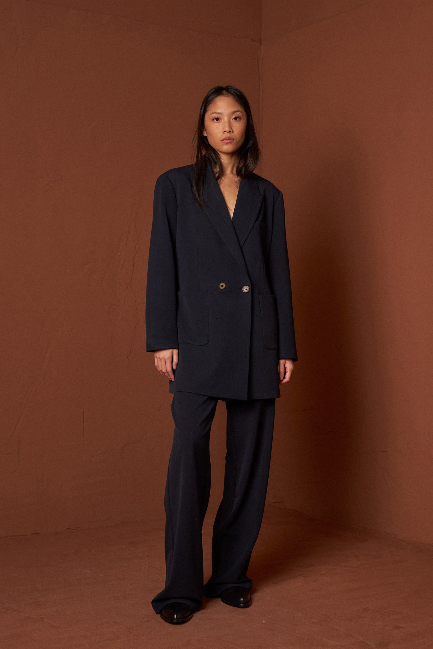 MAXI BLAZER WITH BELT