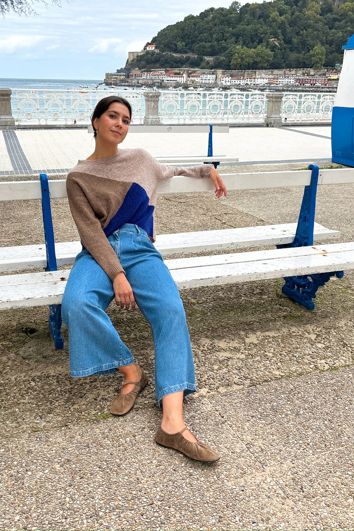 WOOL INTARSIA SWEATER
