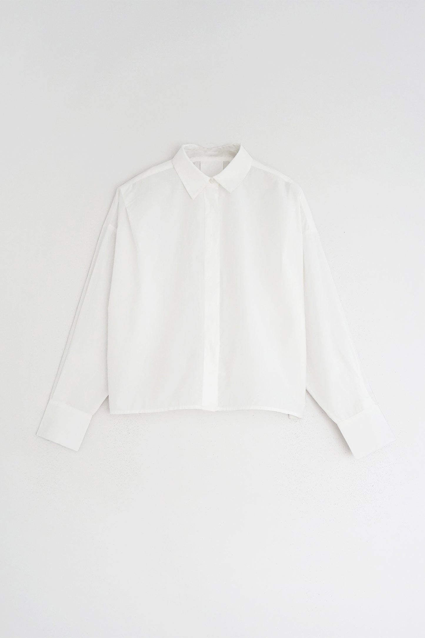CROPPED POPLIN SHIRT