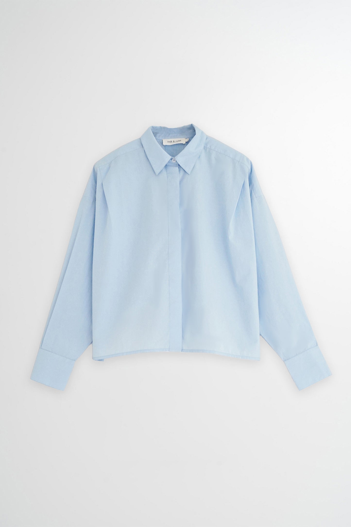 CHEMISE CROP EN POPELINE