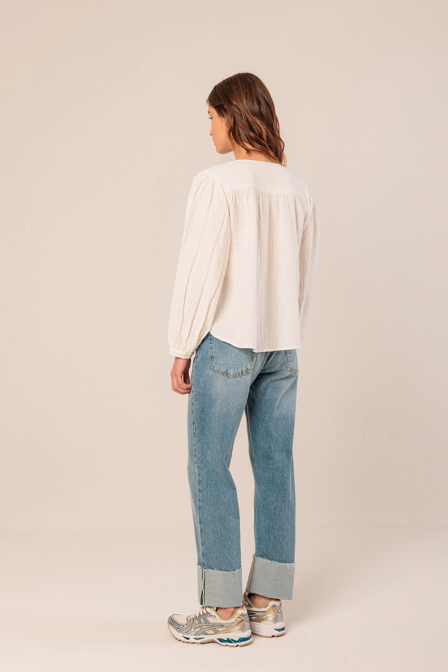 CHEMISE EN DOUBLE GAZE