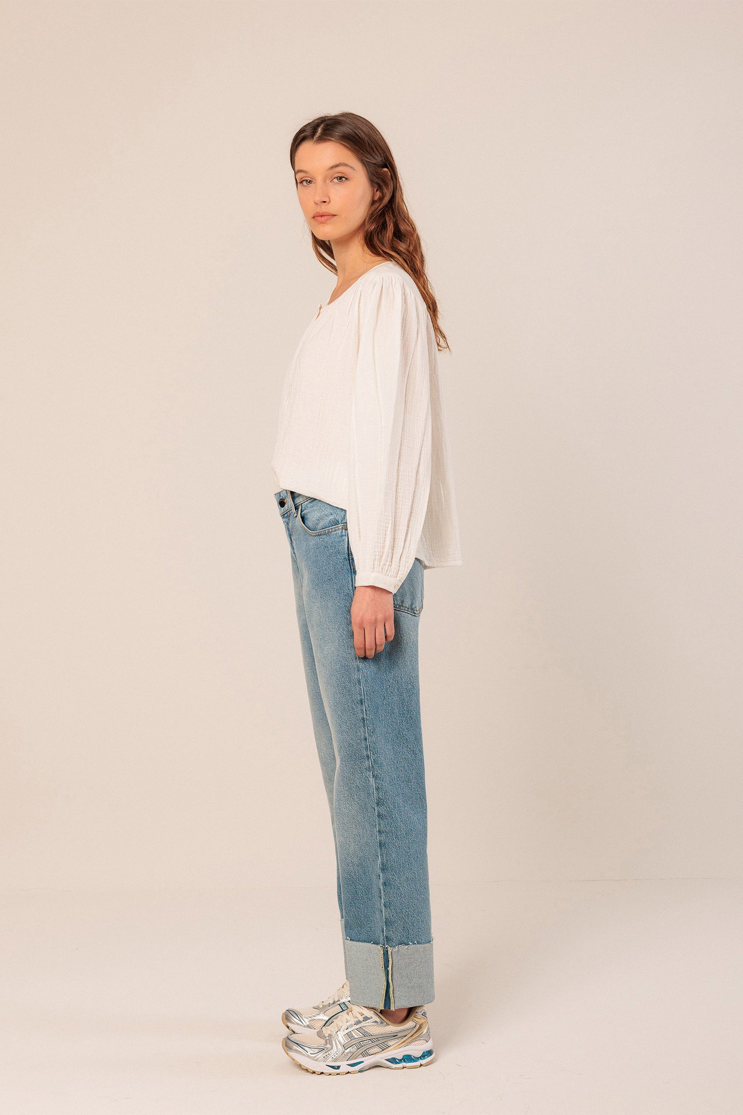 CHEMISE EN DOUBLE GAZE