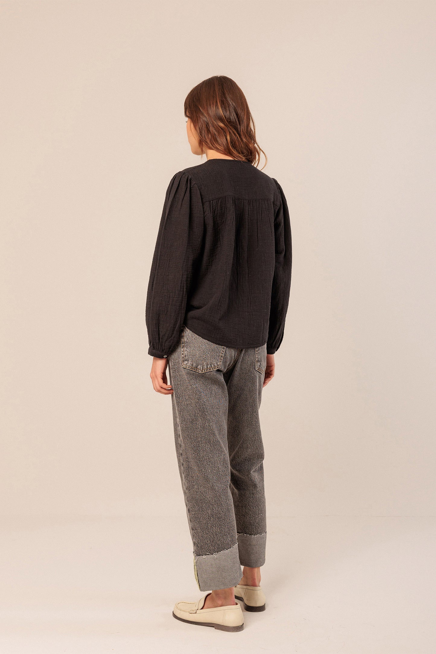 CHEMISE EN DOUBLE GAZE