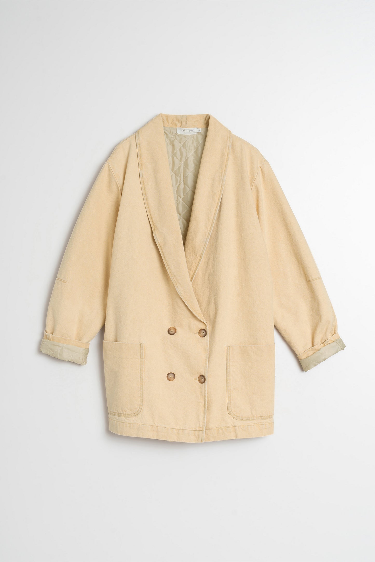 VESTE OVERSIZE À COL SMOKING