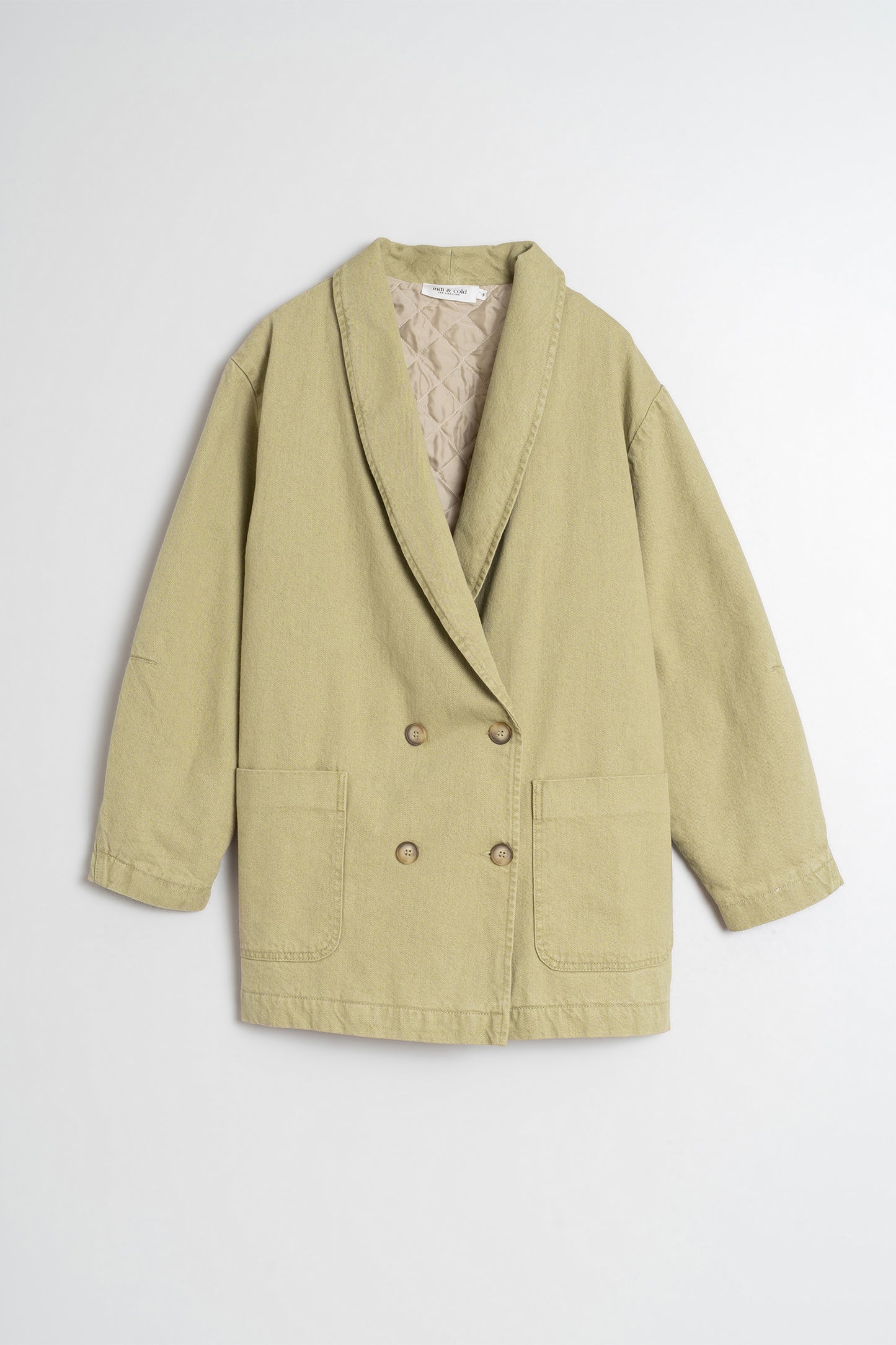VESTE OVERSIZE À COL SMOKING