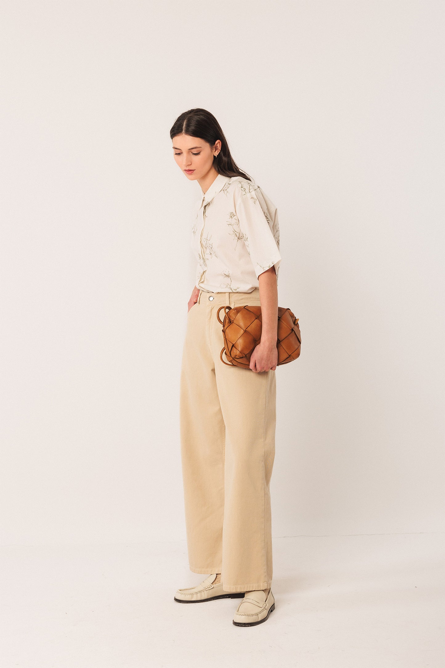 PRINTED POPLIN SHIRT