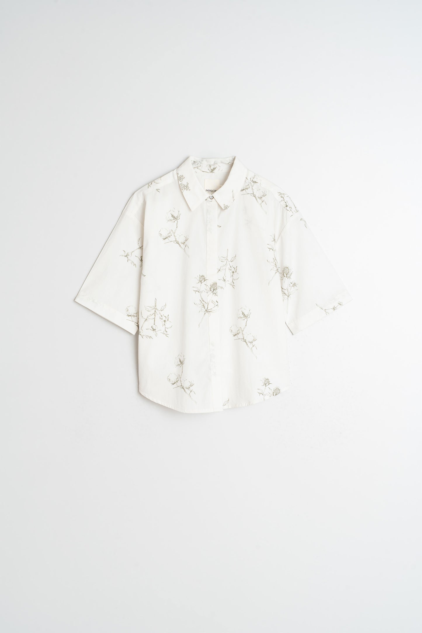 PRINTED POPLIN SHIRT