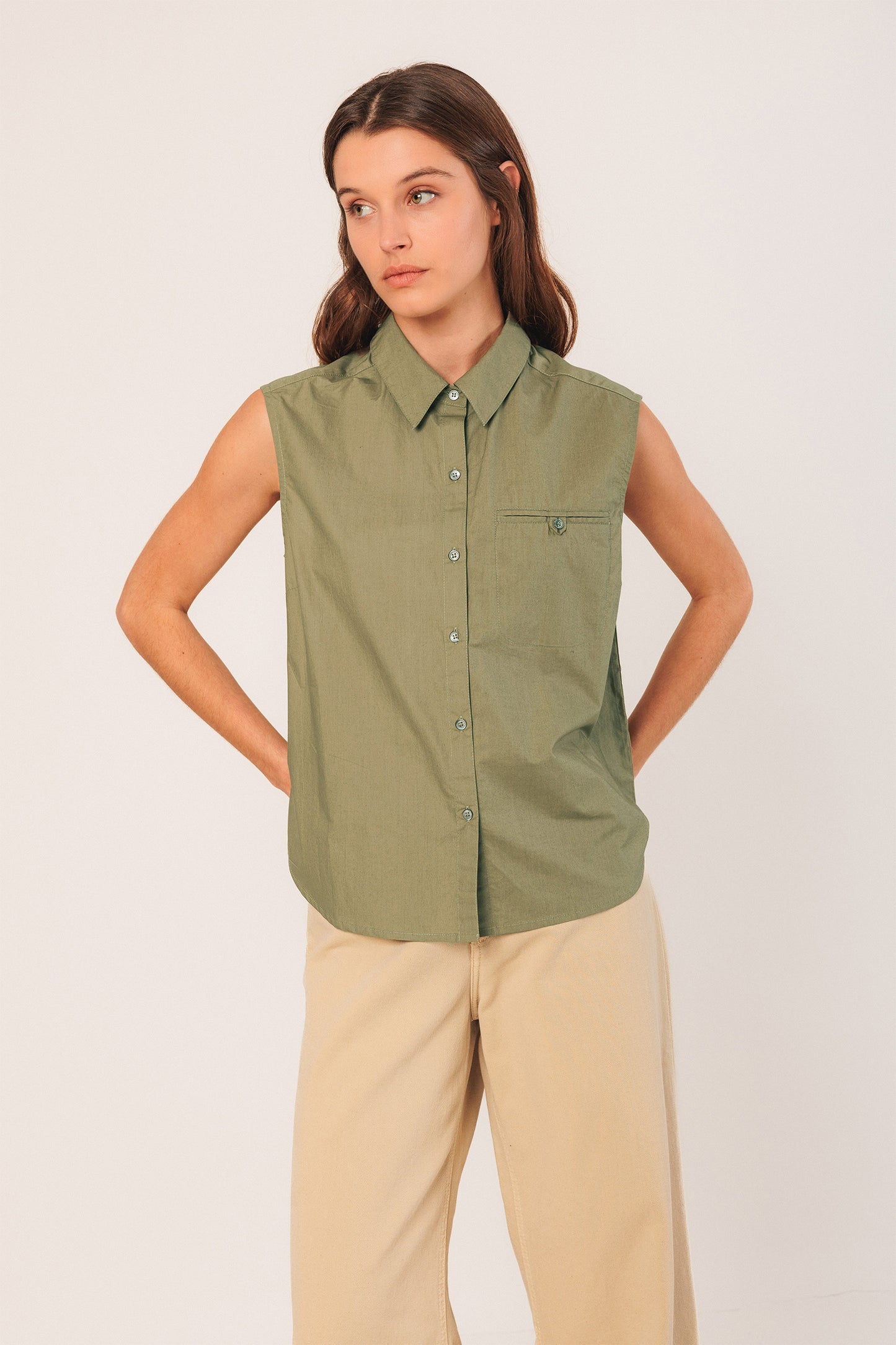 CAMISA REGULAR POPELÍN