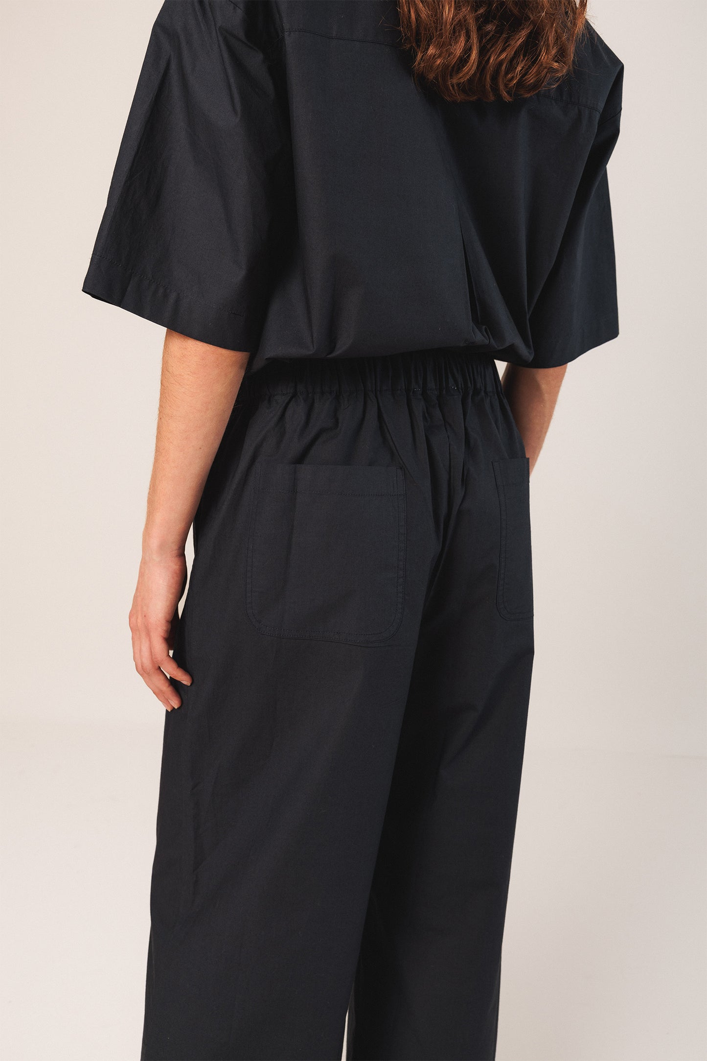 ELASTIC COTTON PANTS
