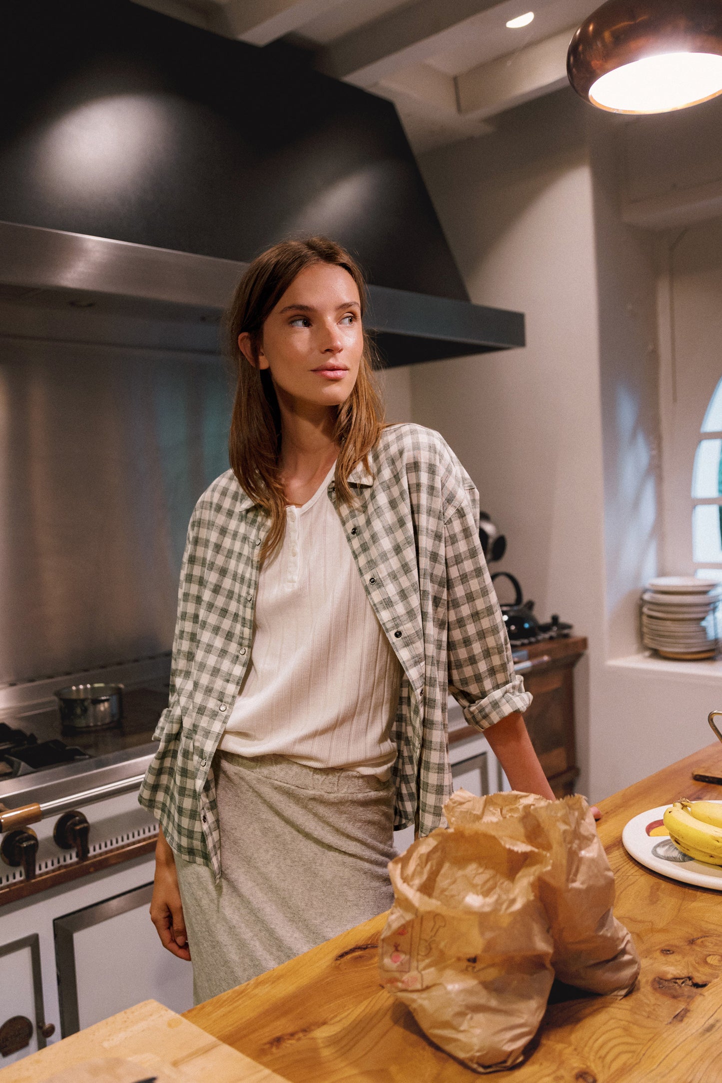 VICHY-CHECKERED SHIRT