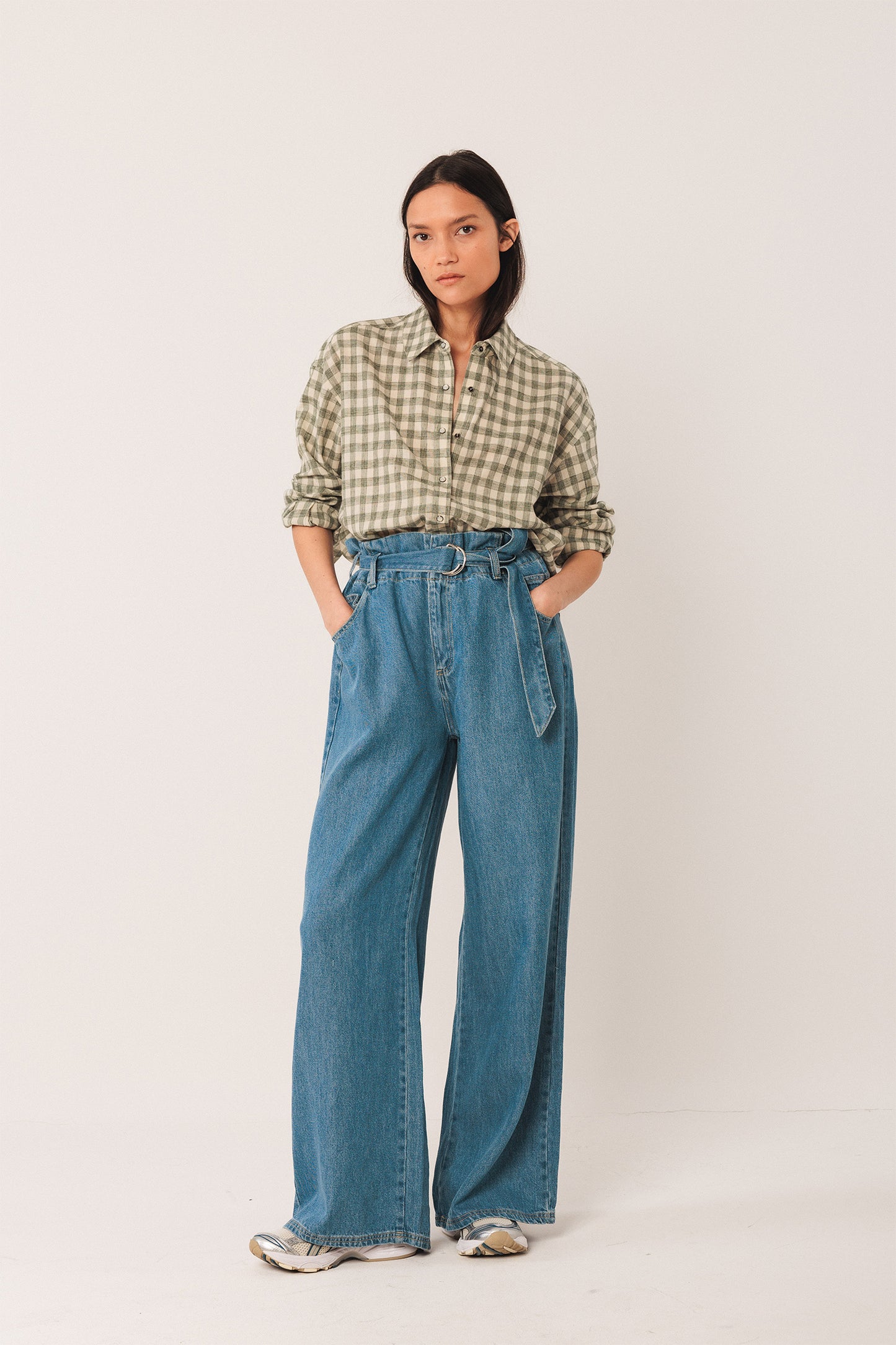 VICHY-CHECKERED SHIRT