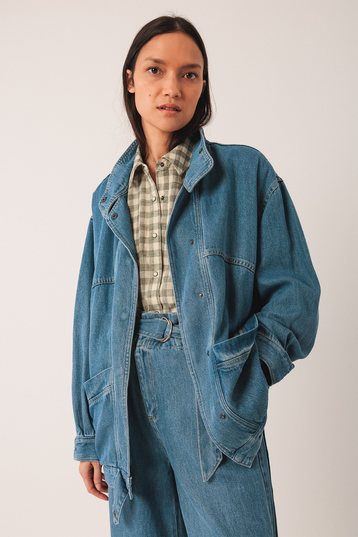 VICHY-CHECKERED SHIRT