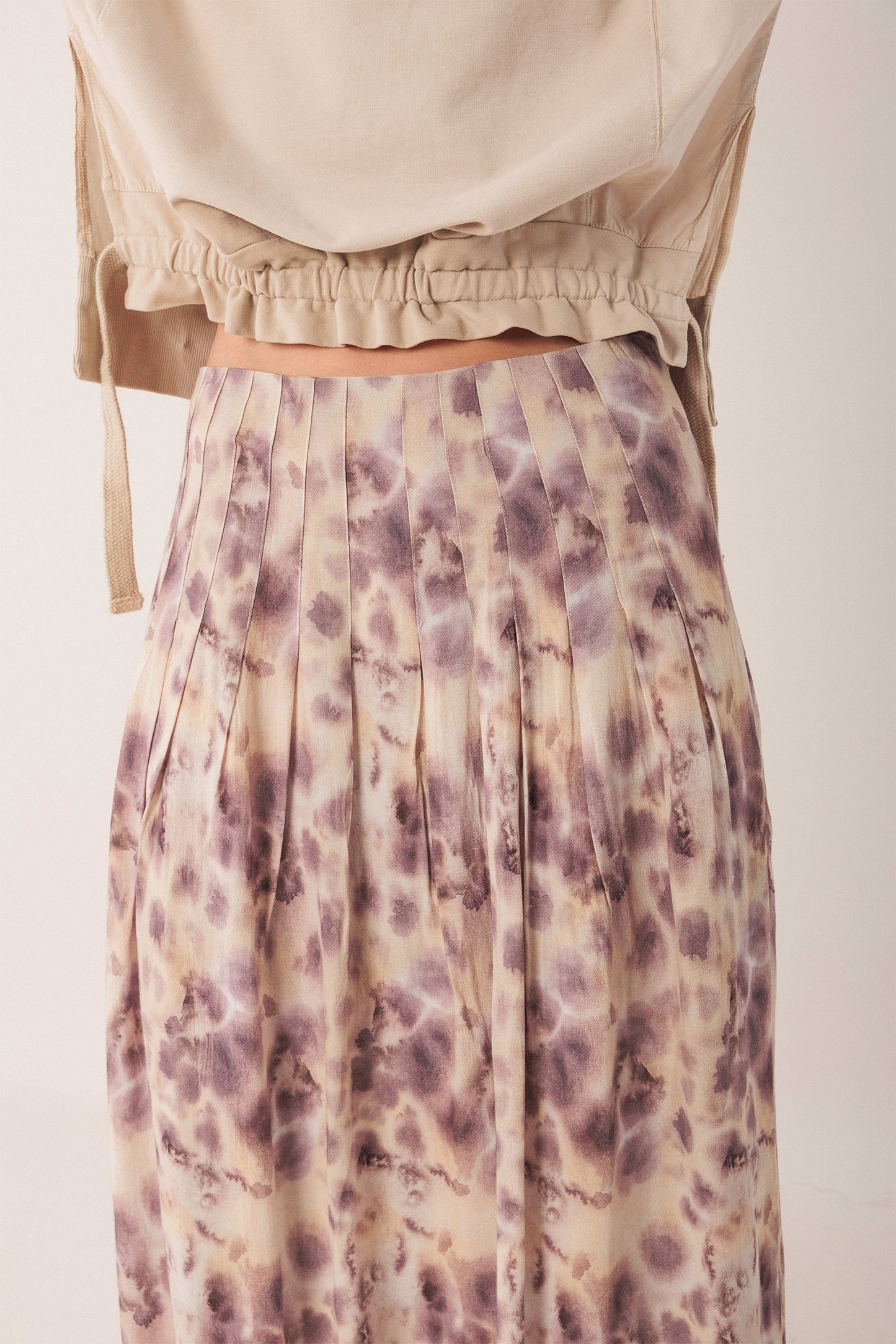 FALDA MIDI ACUARELA
