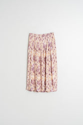 WATERCOLOR MIDI SKIRT