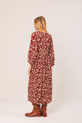 VISCOSE MIDI DRESS