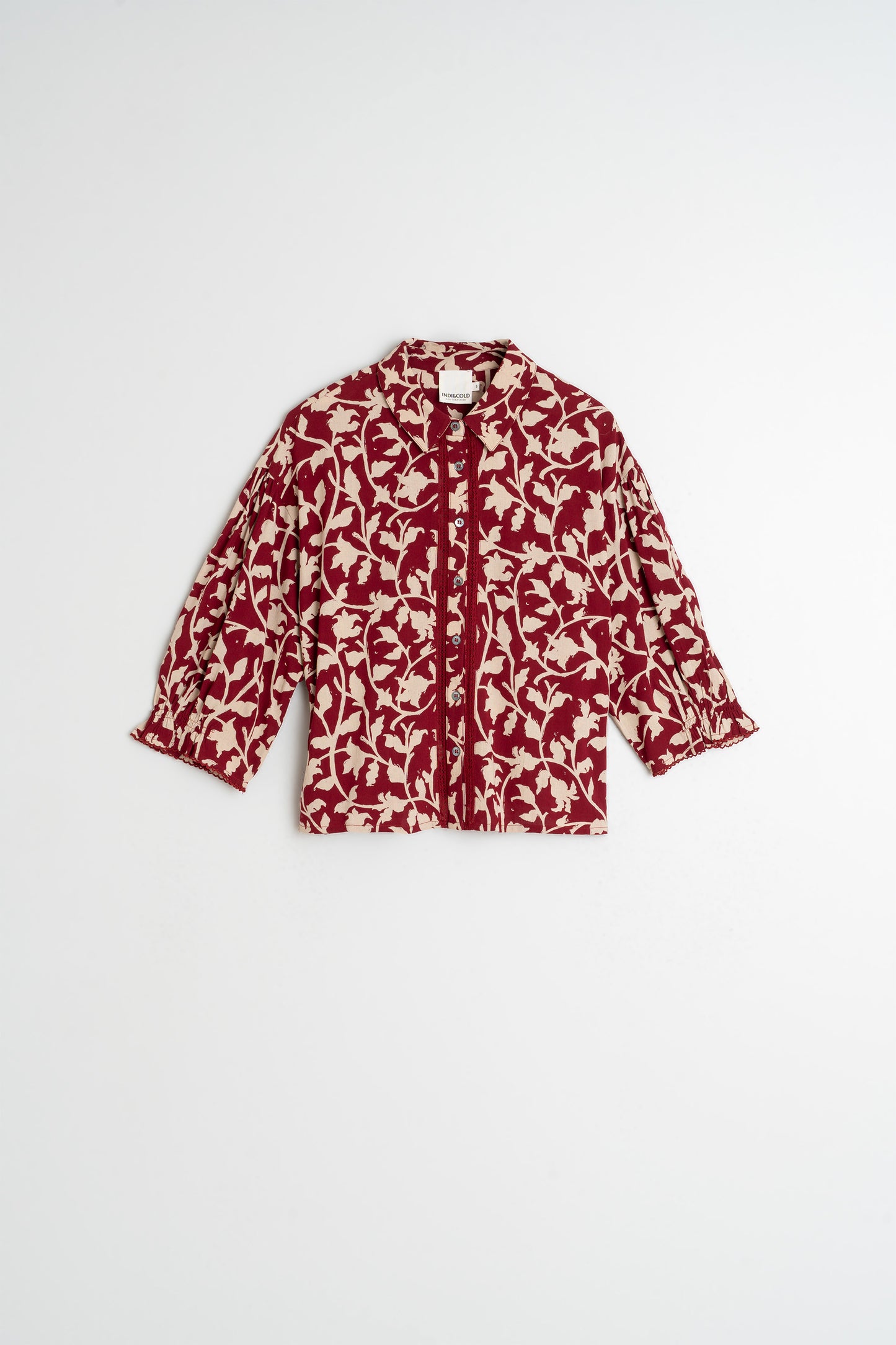 CAMISA VISCOSA MANGA 3/4