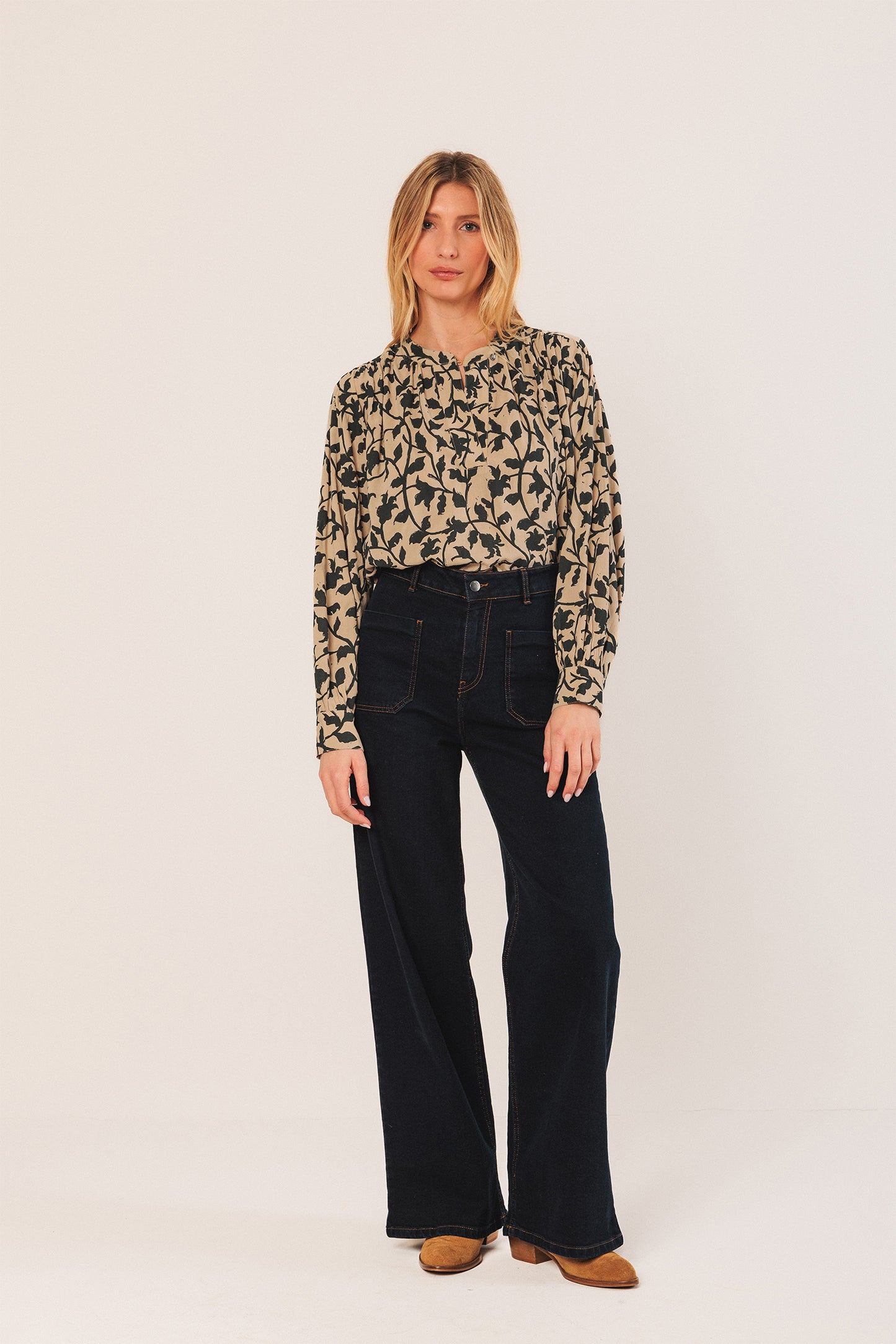 BLUSA CUELLO MAO