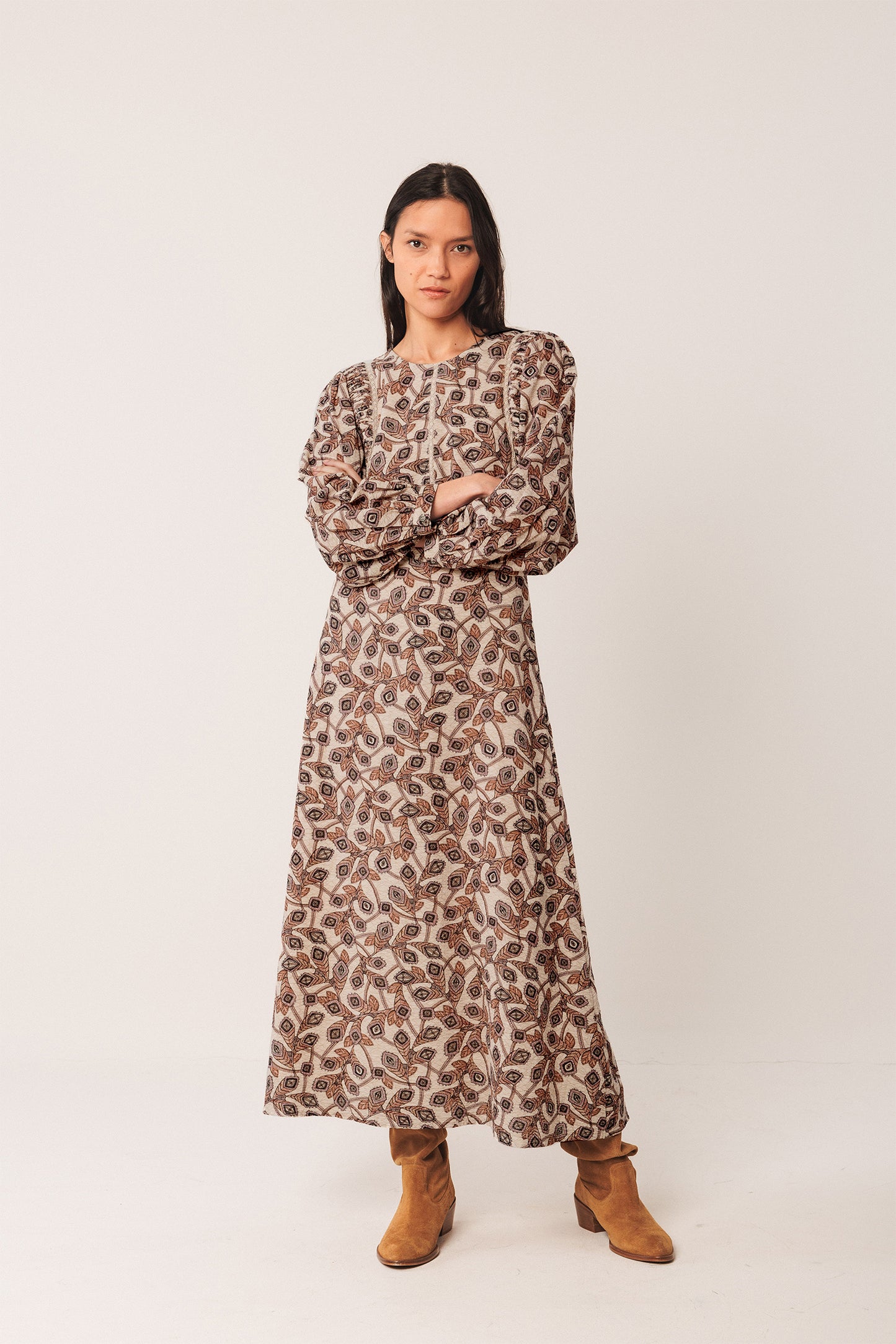 CREPE COTTON DRESS