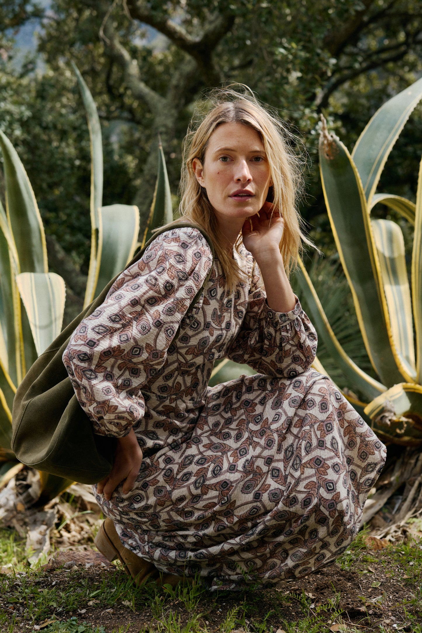 CREPE COTTON DRESS