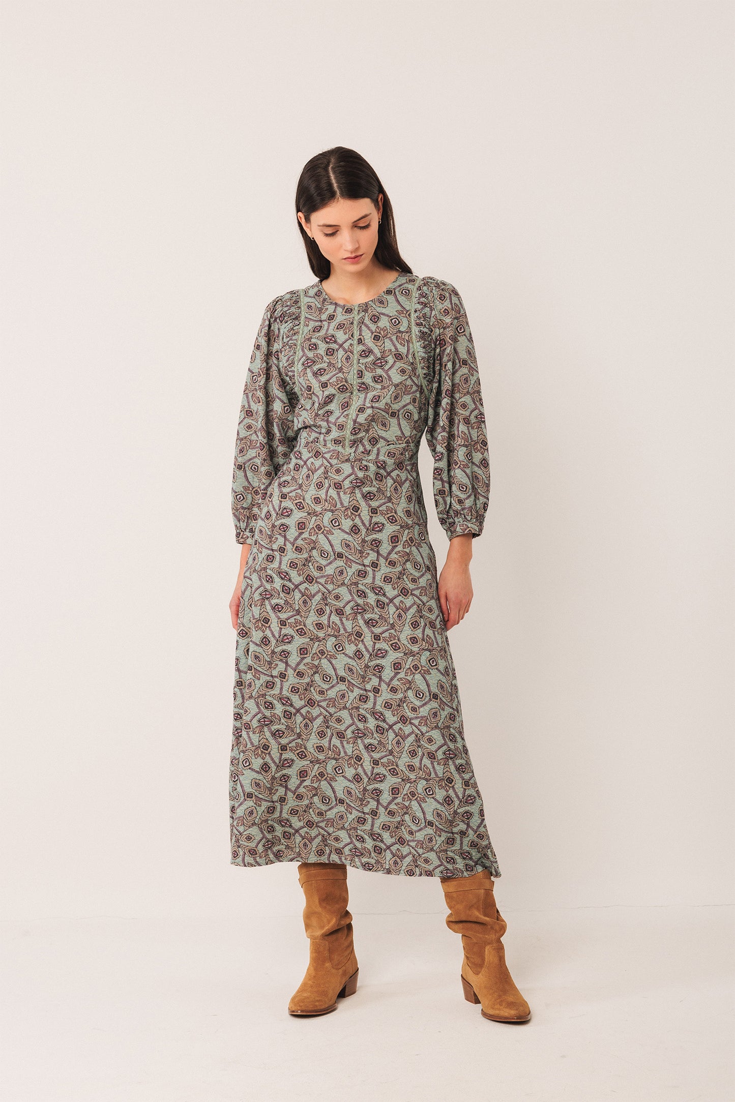 CREPE COTTON DRESS