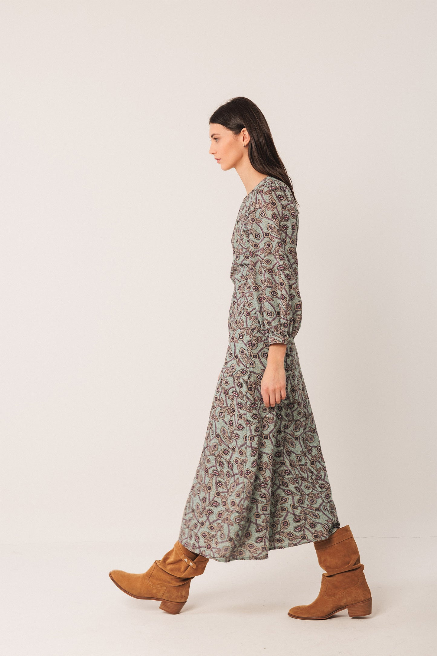 CREPE COTTON DRESS