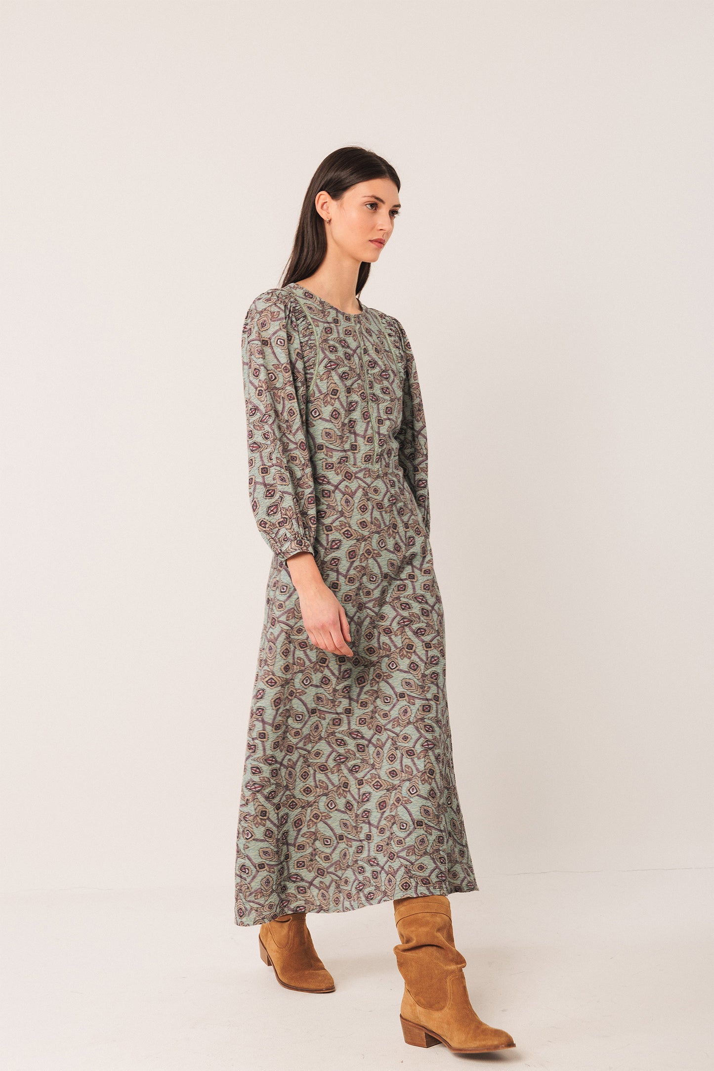 CREPE COTTON DRESS