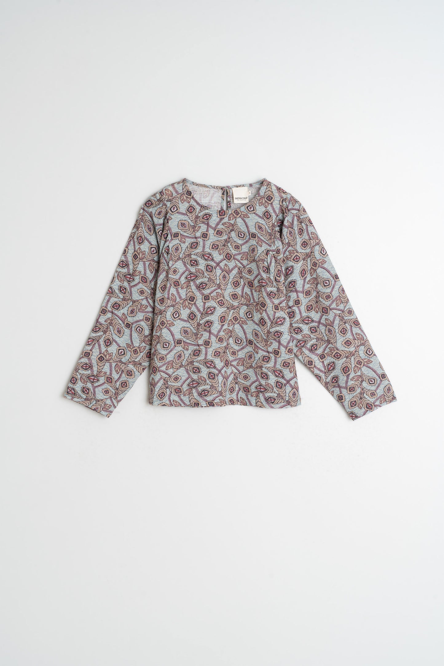 BLOUSE EN CRÊPE DE COTON