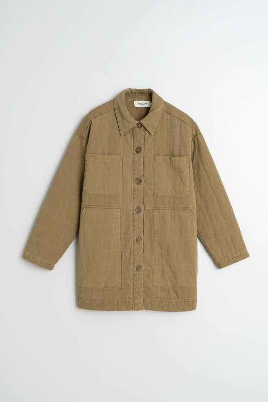 MANTEAU À CARREAUX MATELASSÉ 5
