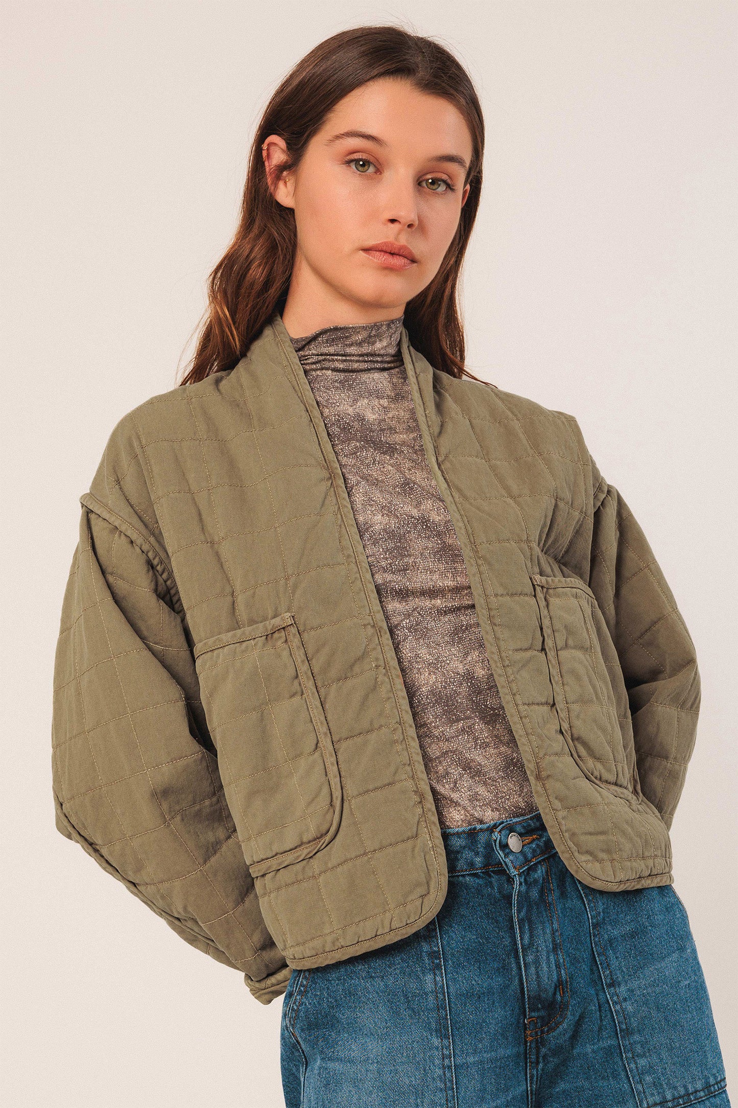 CAZADORA KIMONO ACOLCHADO
