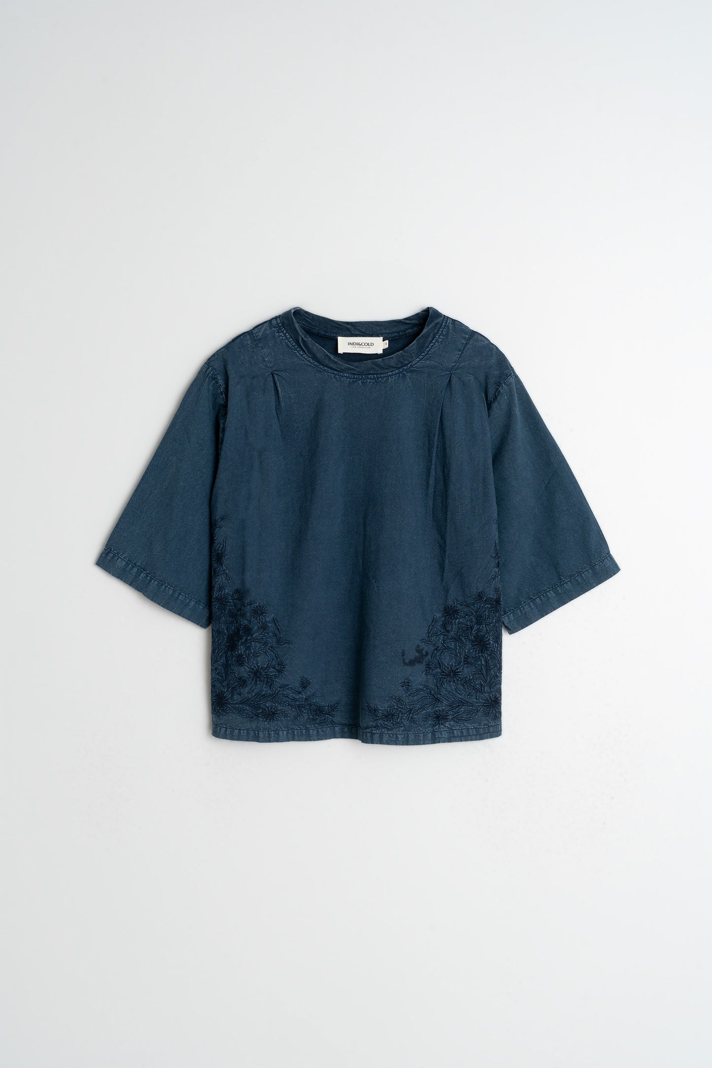 T-SHIRT EN COTON BRODÉ