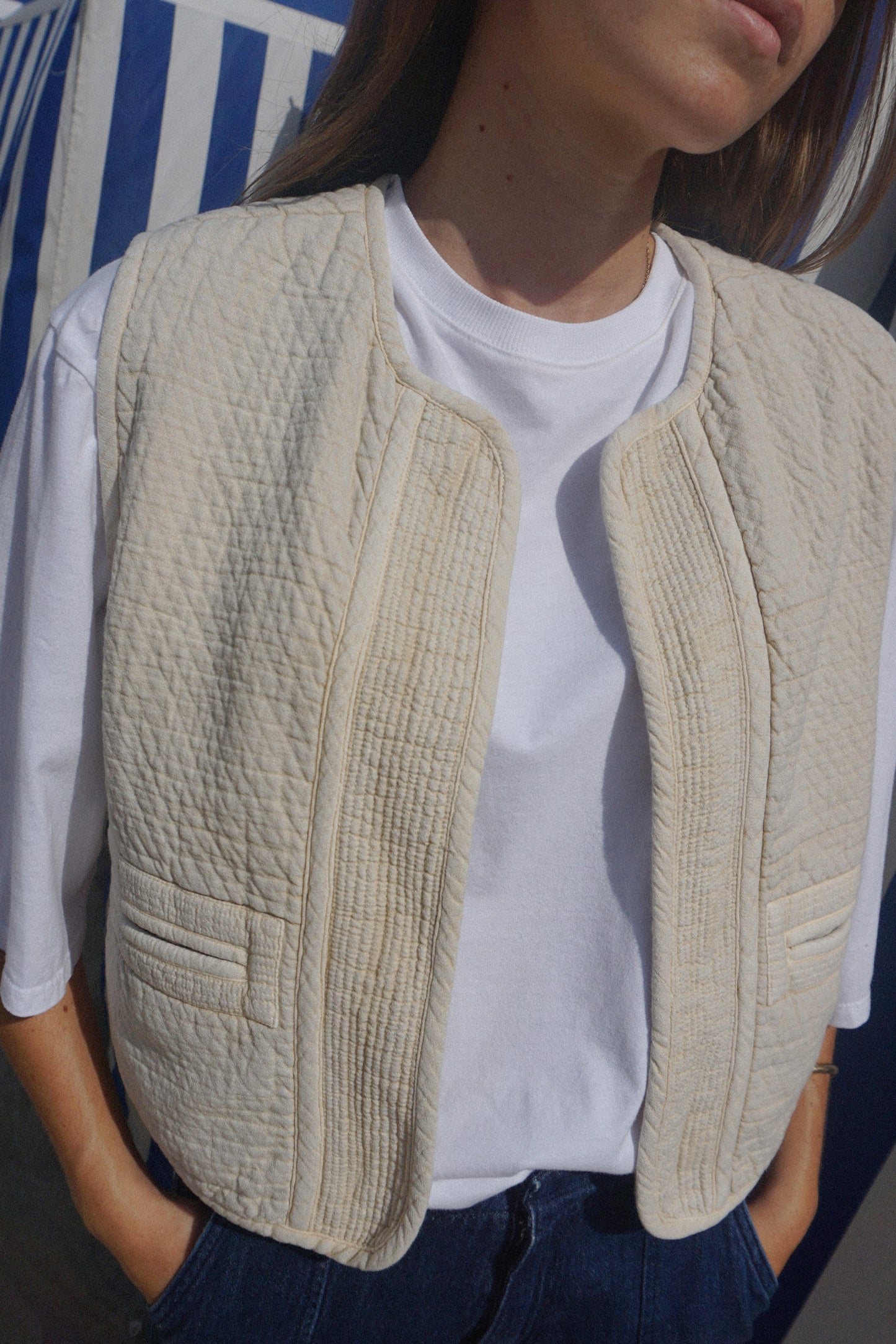 COTTON PADDED VEST