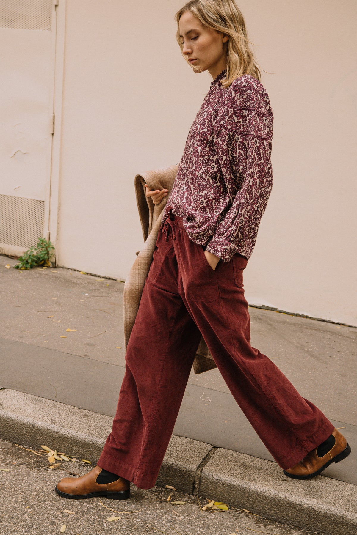 BOTANICAL PRINT BLOUSE