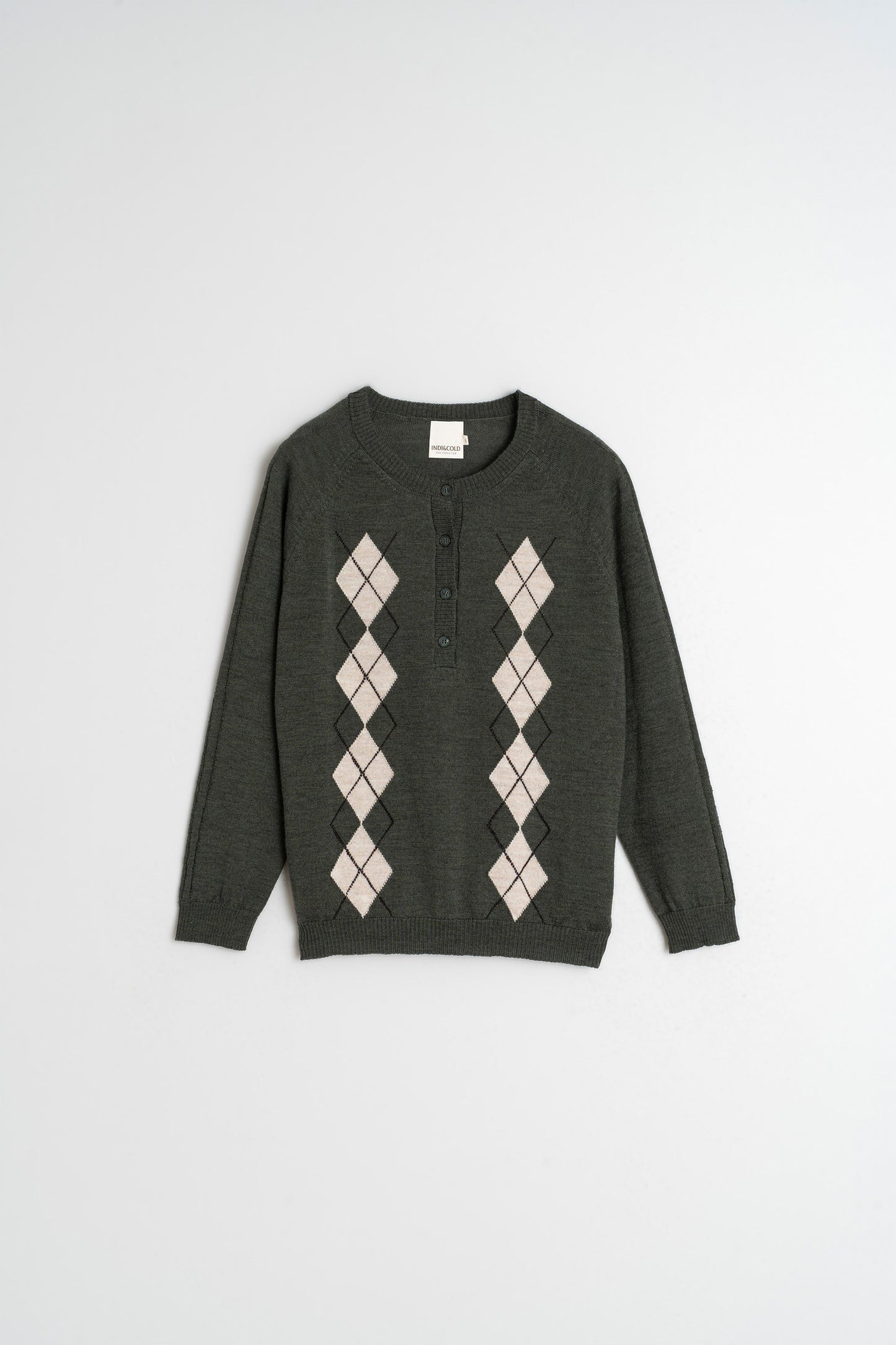 MERINO DIAMOND SWEATER