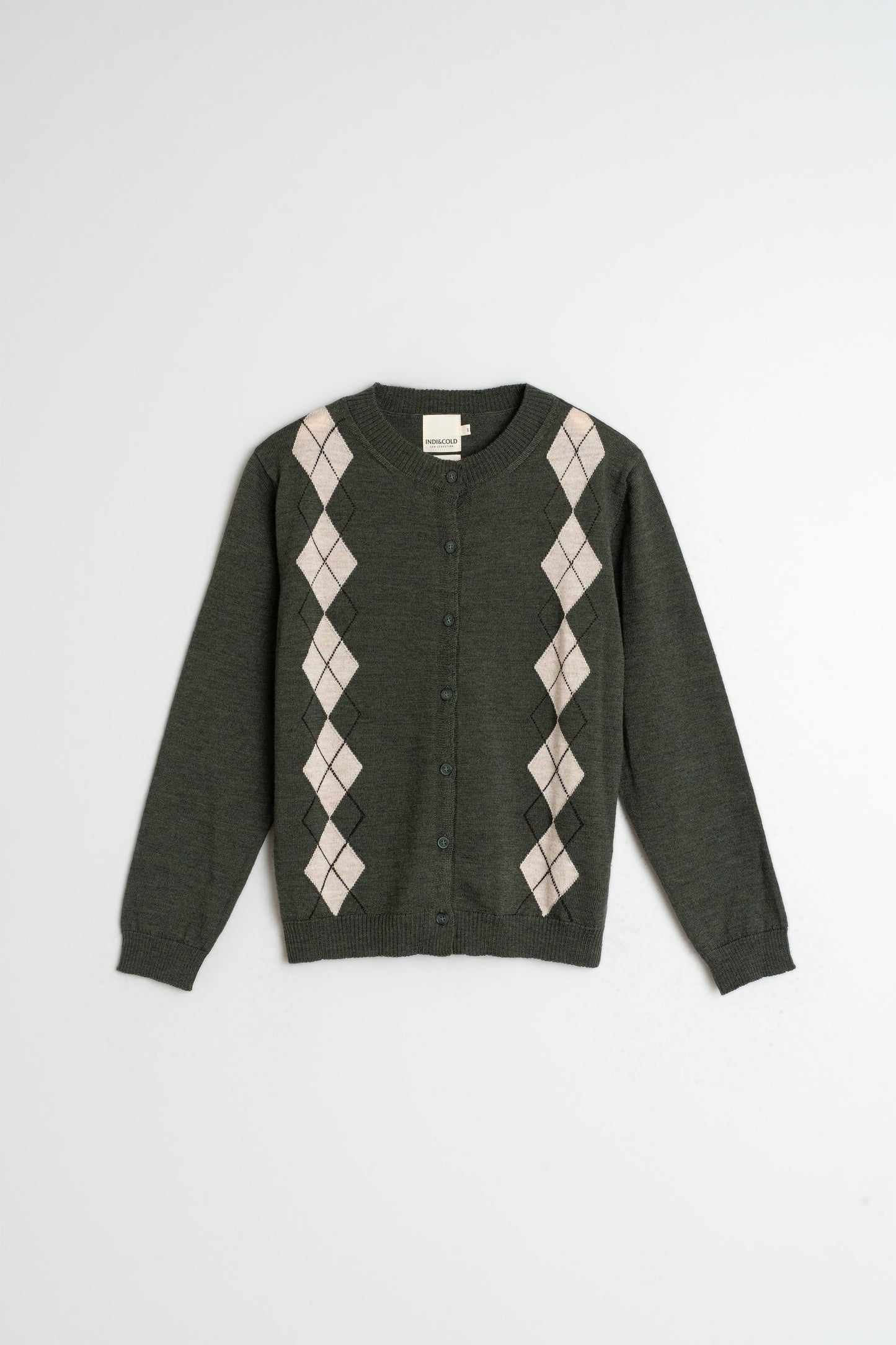 CHAQUETA ROMBOS MERINO