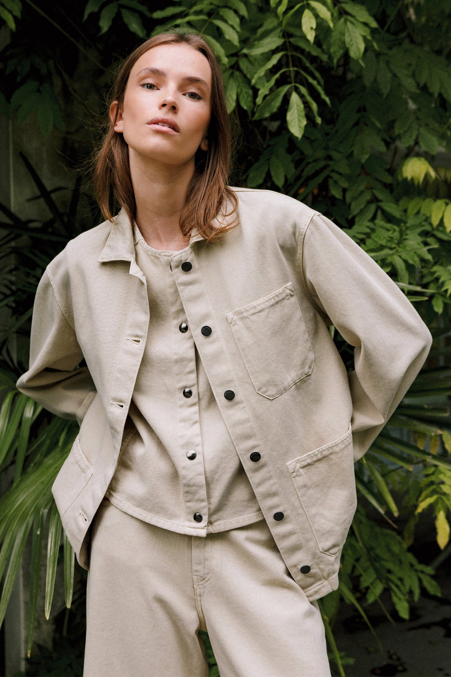 GILET EN SERGÉ