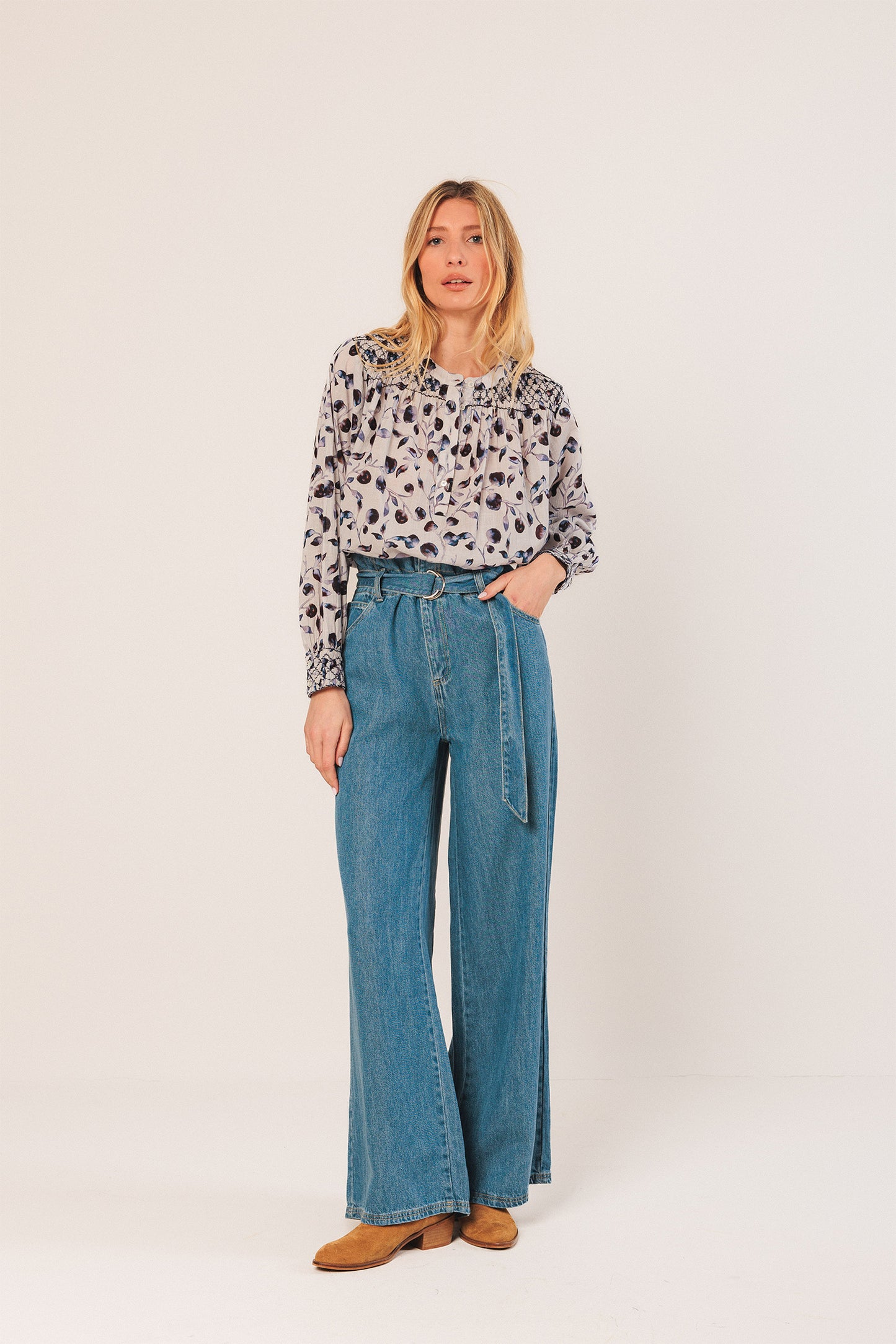 BLUSA DETALLES SMOCK