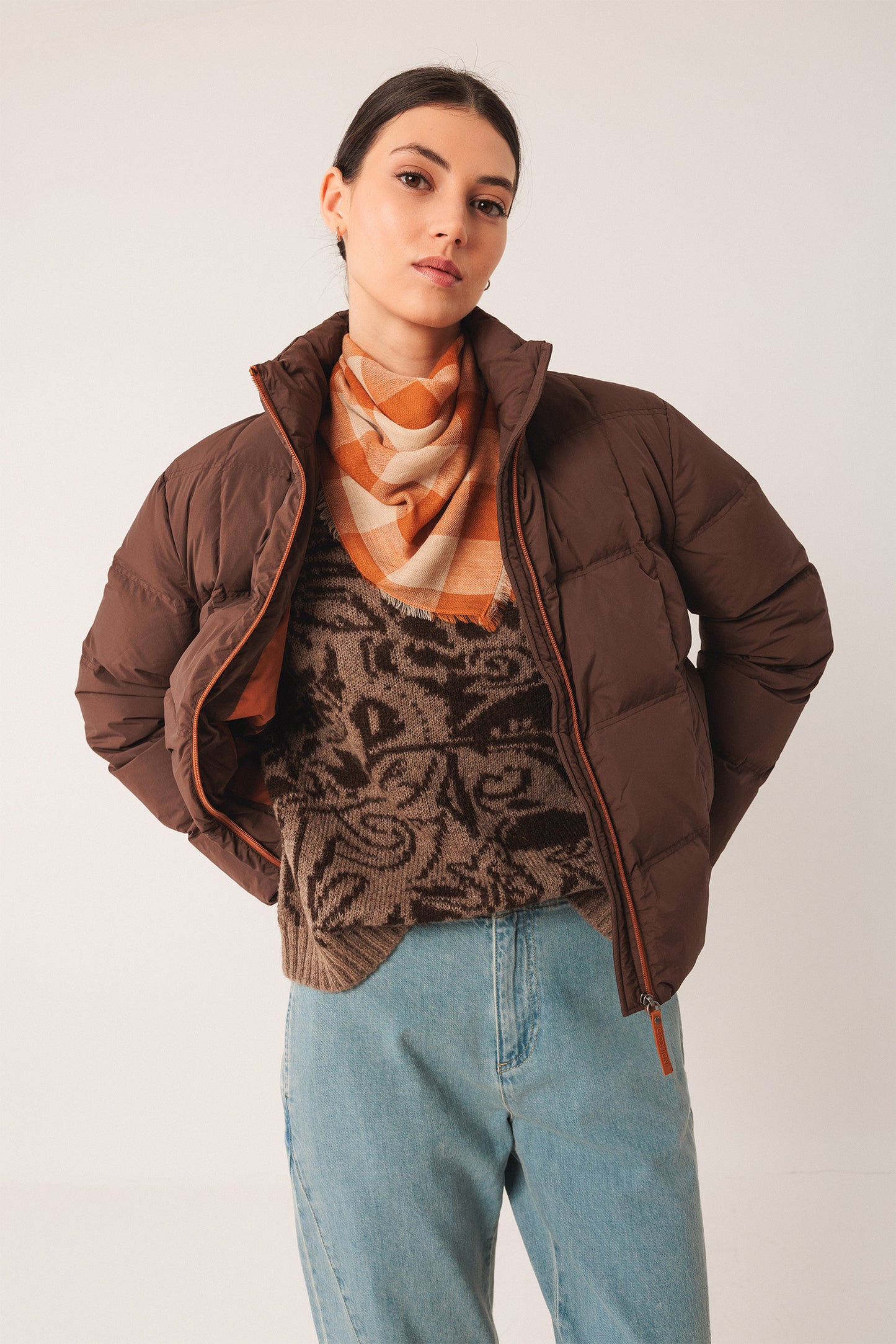 PULL BICOLORE EN JACQUARD